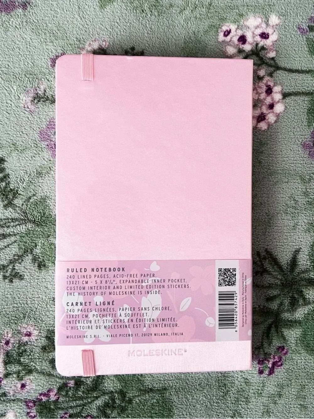 Moleskine Sakura Pink Limited Edition Ruled Floral Notebook 🌸💗